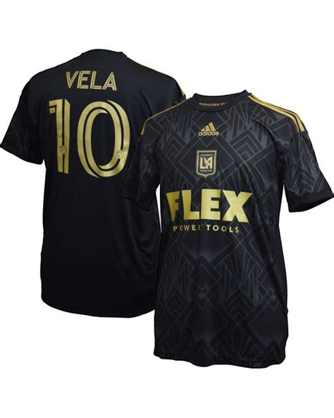 carlos vela lafc adidas 2019 primary replica player jersey black|lafc jerseys clearance.